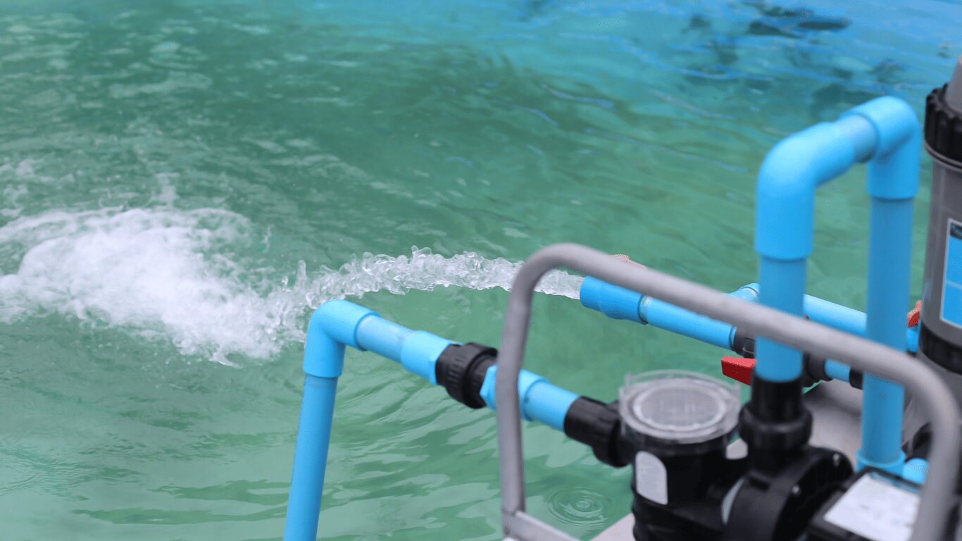 Industrial water treatment piping illustrating chlorine dioxide gas sterilization technology used for microbial inactivation and sterilization processes where chlorine dioxide is evaluated as an alternative to ethylene oxide sterilization.